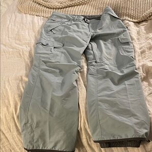 686 Women's Wide Leg Pants in Light Blue